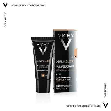 Vichy Dermablend Fluid Corrective Foundation 25 Nude – 16h Resistance