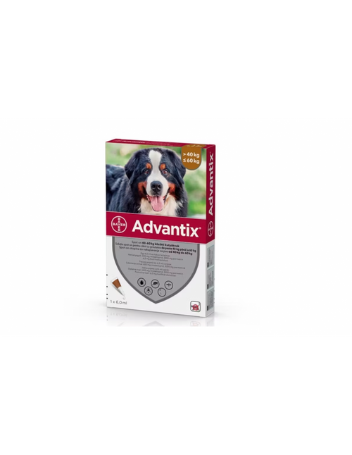 ADVANTIX 40-60 KG: Topical Solution for Flea and Tick Control - MAYONAL STORE