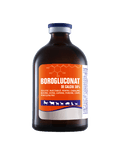 Borogluconate Calcium 38% Injectable Solution 500ml for livestock, promoting quick calcium absorption.